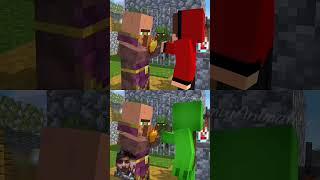 JJ vs Mikey / Good deeds vs Bad deeds 2 - MAIZEN Minecraft Animation #shorts #minecraft