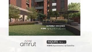 Luxurious 4 BHK flats in prime location of Ahmedabad Satellite with ample space & modern amenities.