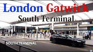 【Airport Tour】2023 London Gatwick Airport South Terminal Check-in and Arrival Area