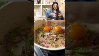 Trying Aditi Rao’s quick Egg recipe | Khagina recipe #eggrecipe #foodshorts