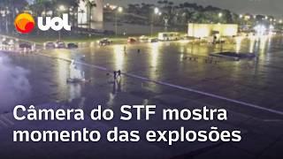 Explosões em Brasília: Vídeo mostra ação de homem com bombas em frente ao prédio do STF