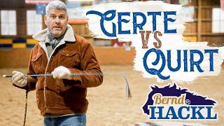 Gerte vs Quirt | Bernd Hackl erklärt! 