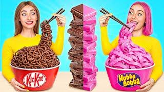 Bubble Gum vs Chocolate Food Challenge | Kitchen Hacks and Recipes by Multi DO Challenge