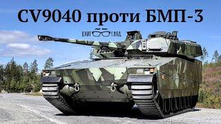 #CV9040 шведська БМП проти російської #БМП_3.Порівняння бойової ефективності цих машин.