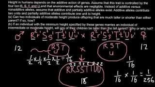 Quantitative genetics - how to solve problems