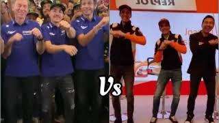 Vs Goyang TikTok Bersama Tim Repsol Honda dan Tim Yamaha | Aisyah Tsurayya Channel