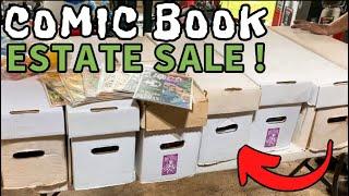 INCREDIBLE COMIC BOOK ESTATE SALE !!!