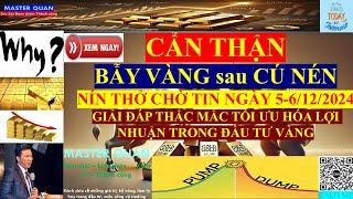 BẪY VÀNG sau cú NÉN - Nín thở chờ Tin ngày 5-6/12 #gold #giavanghomnay #giavangthegioi #tintuc