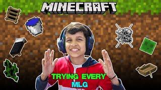 I Did Every MLG Possible in Minecraft 