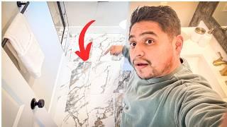 New Bathroom Floors! Flip House Tile Install Pt2