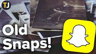 How to View Your Old Snaps on Snapchat!