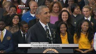 President Obama speaks at Lawson State Community College