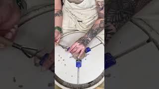Making a ceramic Lidded Jar.  #pottery #potterymaking #ceramics #clay #potterydesign #fyp