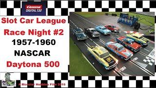 Monster Hobbies 1/32 scale Carrera Digital Slot Car League - 1957-1960 NASCAR Daytona 500 - Race #2