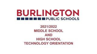 BPS Technology Orientation Middle and High School