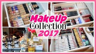 MY MAKEUP COLLECTION & Storage 2017 