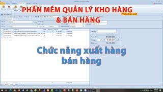 Phần mềm quản lý kho hàng bán hàng K Store | Chức năng xuất hàng ban hàng  @KhoaiCodeTV