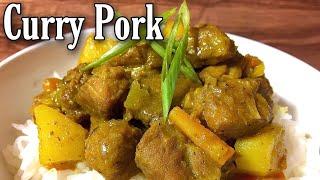 Curried Pork Recipe | Jamaican Cuisine | Tiki Cooks Tv