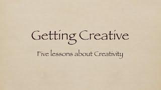 Talk - Getting Creative