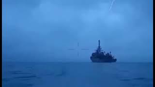 Ukraine - 23.05.2023. Ukrainian Naval Drone Hits Russian Yury Ivanov-Class Intelligence Ship.