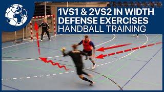 Defense Exercises - 1vs1 & 2vs2 - Handballtraining Ribe-Esbjerg Kristensen | Handball inspires