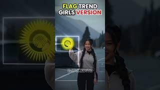 Flag trend girls version 3️ #shorts #edit #trollface