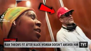 WATCH: Man Throws Fit After Black Woman Doesn’t Acknowledge Him In Elevator