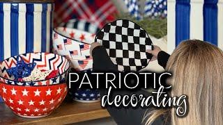 Join Me For Some Fun Patriotic Decorating | Summer Decorating