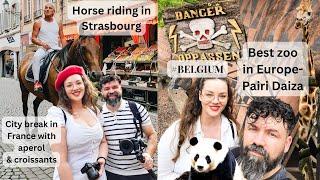 City break in France & Belgium | Episode 2 | Strasbourg & Pairi Daiza - THE BEST ZOO IN EUROPE