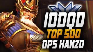 IDDQD showing his Hanzo skill! [ Overwatch Season 28 Top 500 ]