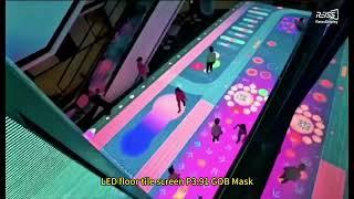 LED floor tile screen P3 91 GOB Mask