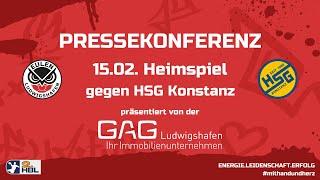 PRESSEKONFERENZ EULEN LUDWIGSHAFEN - HSG KONSTANZ