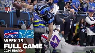 Buffalo Bills vs. Detroit Lions FULL GAME | NFL 2024 Season Week 15