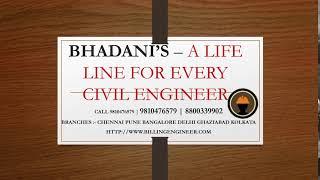 QUANTITY SURVEYING AND ESTIMATION BHADANI'S QS INSTITUTE INDIA