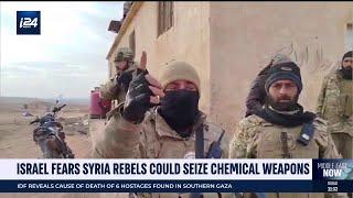 Syrian rebel advances raise concerns over the control of chemical weapons stockpiles