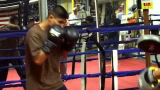 The Boxing Lab exclusive- Mikey Garcia training