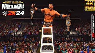 WWE 2K24 - Razor Ramon VS Shawn Michaels | 40 Years Of WrestleMania Showcase Gameplay - [ 4K 60FPS ]