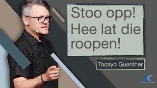 Stoo oop! Hee lat die roopen. Tocayo Guenther. Läwens Kjoakj