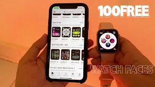 NEW 100 FREE Watch Faces for Apple Watch