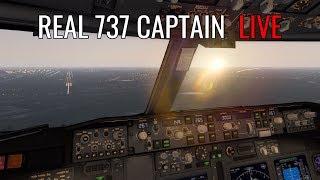 Airline Captain LIVE | X-Plane 11 | ZIBO MOD Boeing 737 | Milan - Amsterdam (Schiphol)