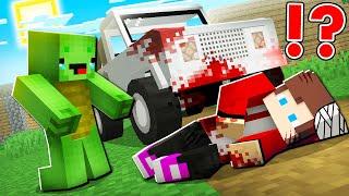 How JJ Was HIT by a SUPER CAR ? Mikey and JJ HOSPITAL ! - Minecraft (Maizen)