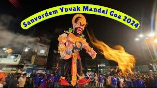 Sanvordem Yuvak Mandal Narkasur Performance 2024 | Goa Narkasur Competition 2024 | Diwali Special