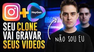 HEYGEN no Instagram: Crie CONTEÚDO INFINITO, SEM APARECER, com CLONE ou AVATAR!