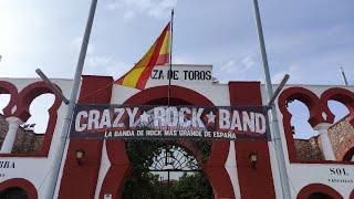 Crazy Rock Band: intro + "Hay poco rock & roll' (Platero y Tú). 20/05/23. Alcázar de San Juan (CR)