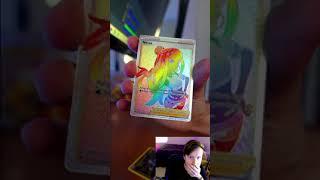 WE PULLED A RAINBOW RARE | Vivid Voltage Booster Pack Opening! Searching for the Pikachu #shorts