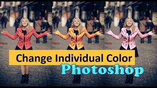 How to Change Individual or Selected Color in Photoshop