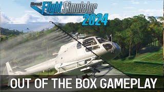 Agricultural Spraying | Free Flight | H125 |  Microsoft flight Simulator 2024