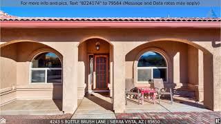 Priced at $370,000 - 4243 S BOTTLE BRUSH Lane, Sierra Vista, AZ 85650