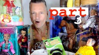 Part 3 Thrift Store Diorama One Sixth Scale Miniature Barbie Ken Action Doll Retro Antique Haul