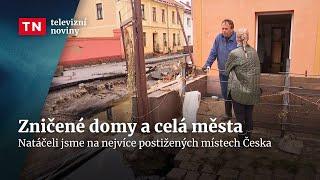 Lidé se vrací do poničených domů. Někteří přišli o všechno | Televizní noviny